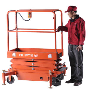 Semi-Electric Mini Scissor Lift Platform